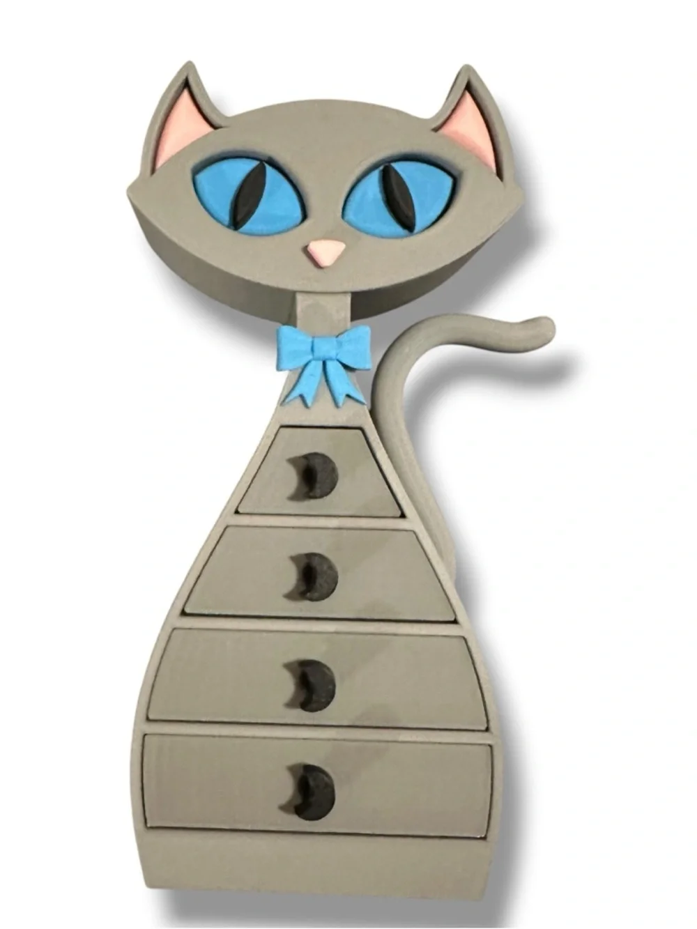 Custom Made Cat Jewelry Box 12” Tall